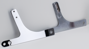 Gzp Chrome Rigid Mnt Sideplates Fxd96 05 Sissy Bar Side Plate Zodiac
