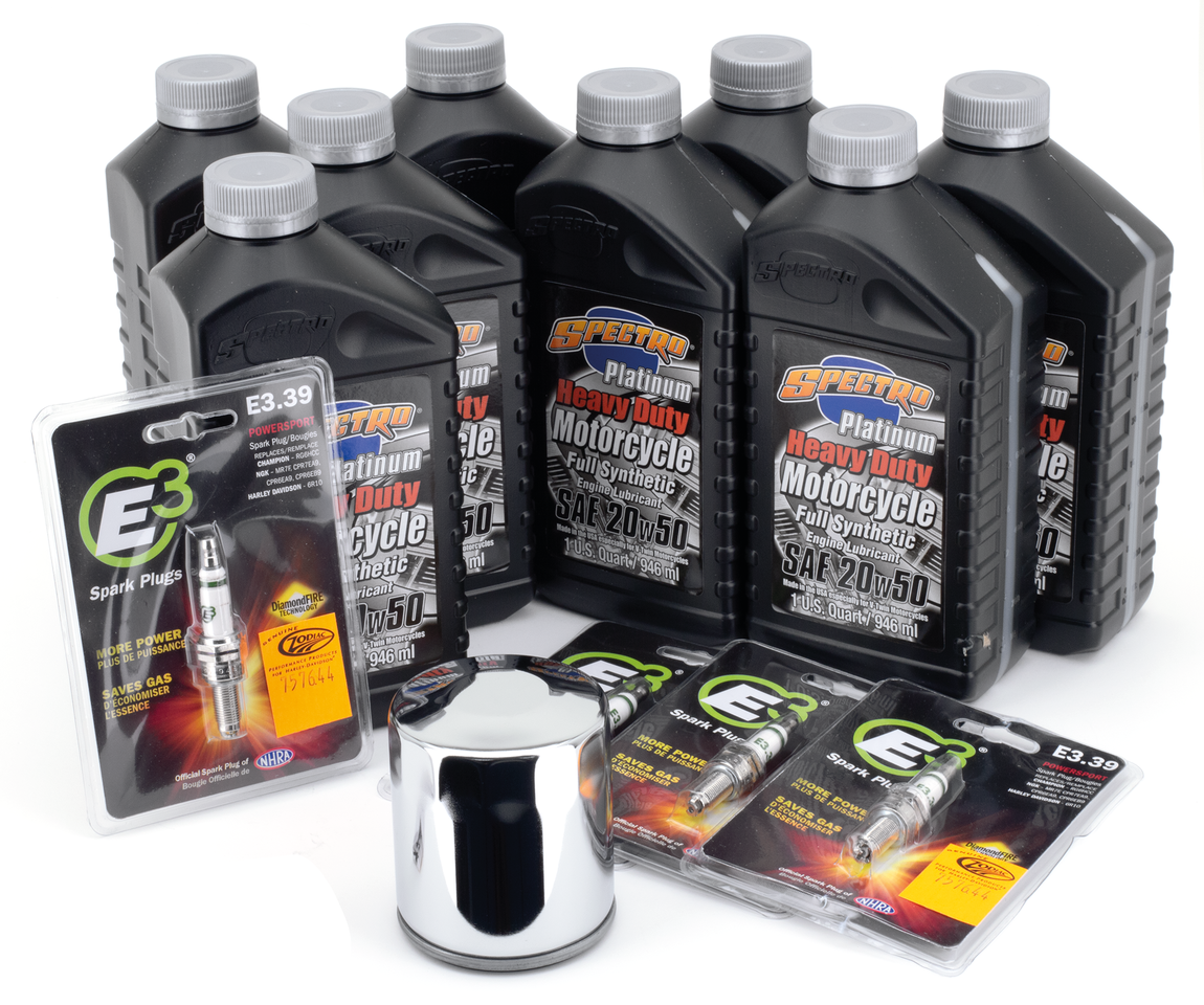 Milwaukee 8 V Syn Total Service Kit Chrom Oil Change and Service Kit Spectro Oils Of America Default Title