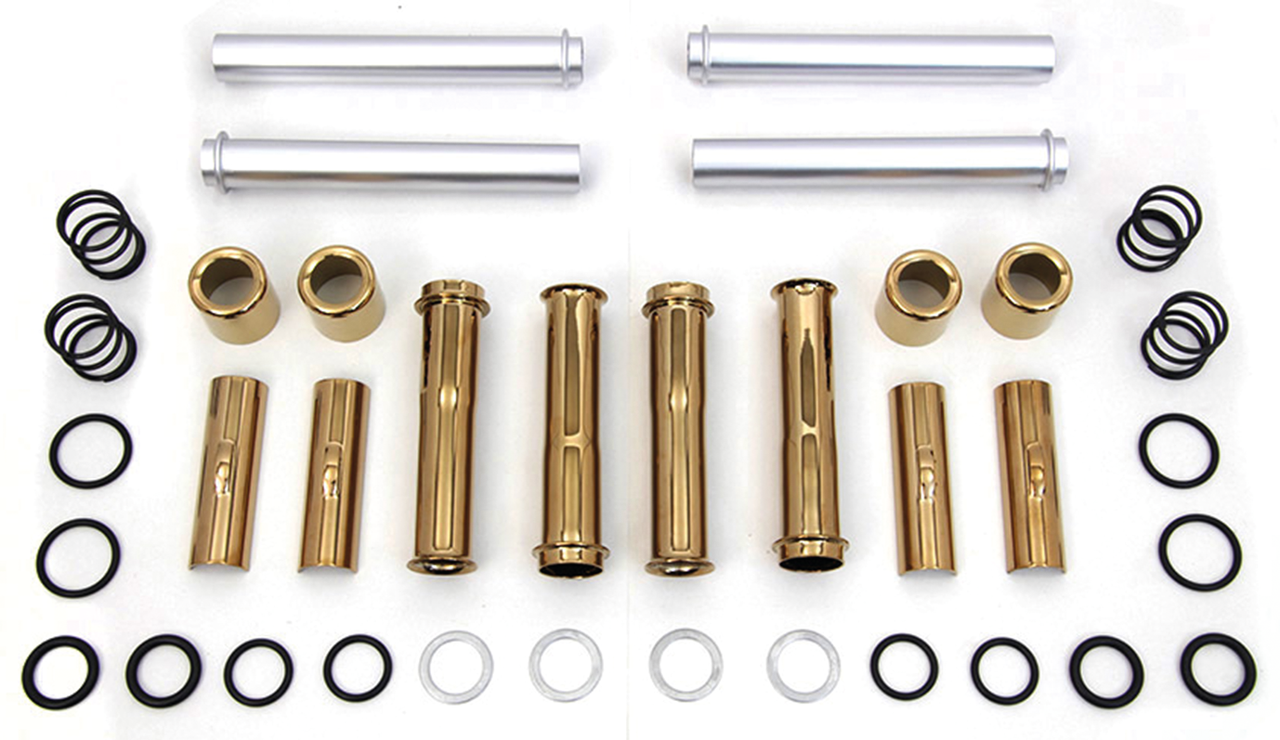 Titanium Plated Pushrod Covers Tc99 17 Valvetrain Component V Twin Mfg Default Title