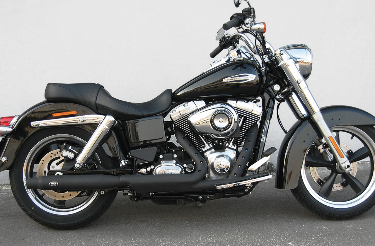 Mcj 2 1 Shorty Fxd06 15 Black 2-1 Full Exhaust System Mcj Default Title