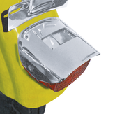 Gzp Taillight Visor Hd Chrome W/Window Taillight Mount, Gasket & Trim Zodiac Default Title
