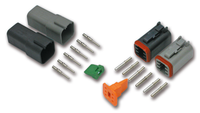 6 Pole Grey Pin Housing Electrical Connector Deutsch Connectors