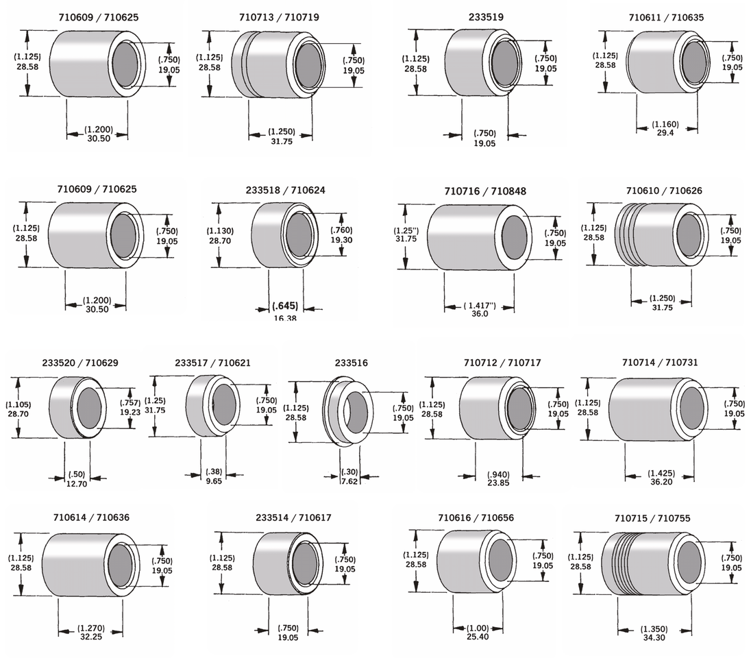 Axle Spacer Zinc Plated # 40910 84 A