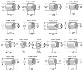 Axle Spacer Zinc Plated # 40910 84 A