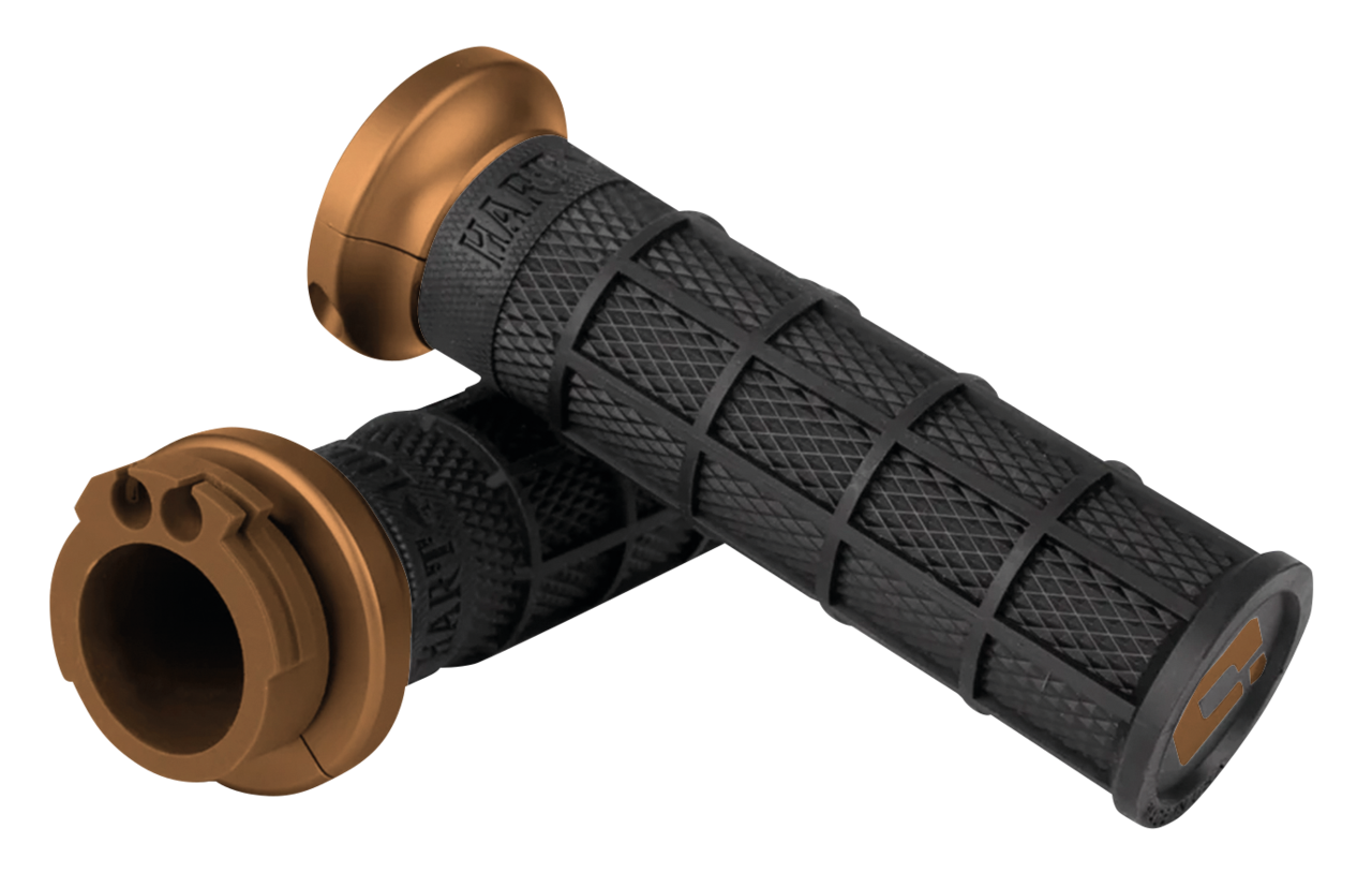 Hart Luck Lock On Cable Grip Blk/Bro/Bro Grip Hart Luck Default Title