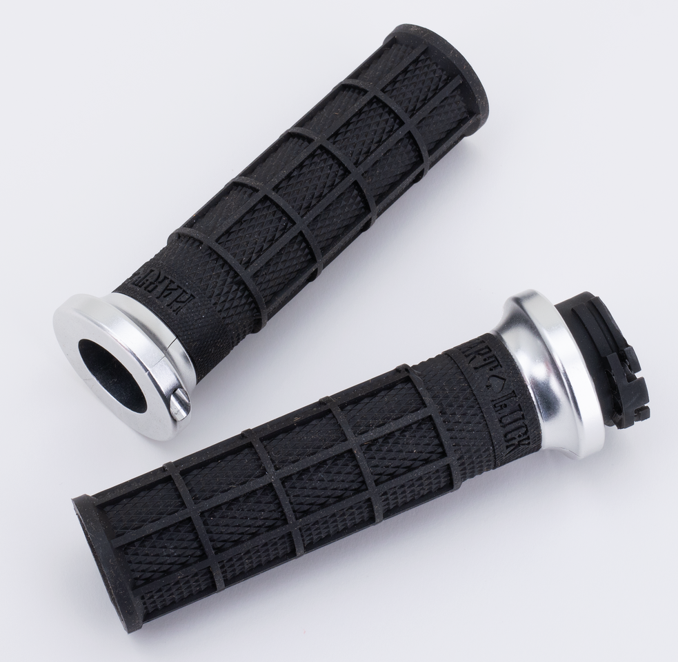 Hart Luck Lock On Cable Grip Blk/Blk/Sil Grip Hart Luck Default Title