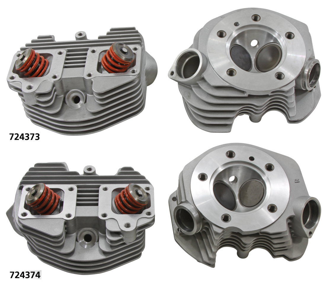 Shovelhead Cyl. Head Set Fl66 78 Fx71 78 Cylinder Heads V Twin Mfg