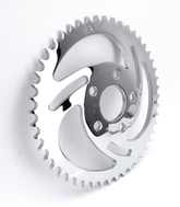 Gzp Chrome Swirled Sprocket 48 T Fxr 82 8 Rear Wheel Sprocket Zodiac Default Title