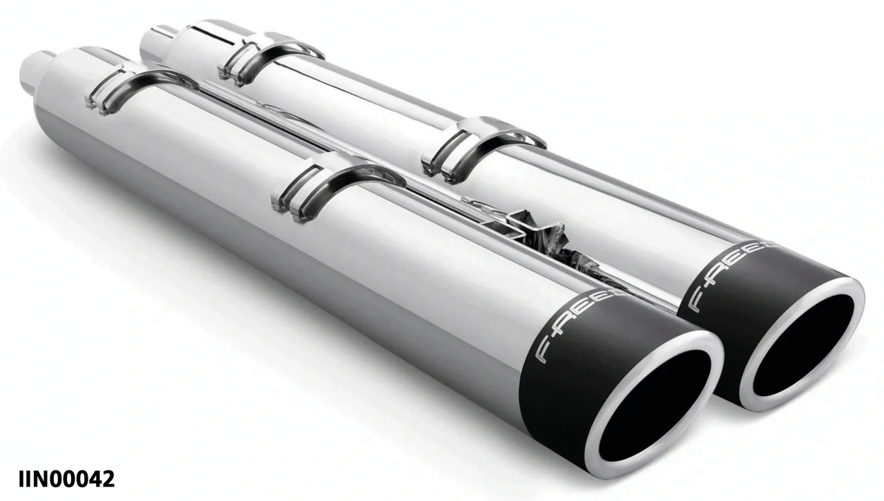 Freedom Liberty S/O Chr/Blk Roadm/Chieft Slip-On & Muffler Freedom Performance Exhaust Default Title
