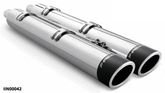Freedom Liberty S/O Chr/Blk Roadm/Chieft Slip-On & Muffler Freedom Performance Exhaust Default Title