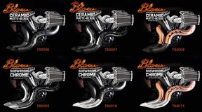Blow Chrome Pipes Chrome Shields Bt84 17 Full Exhaust System Blow Performance Exhausts Default Title