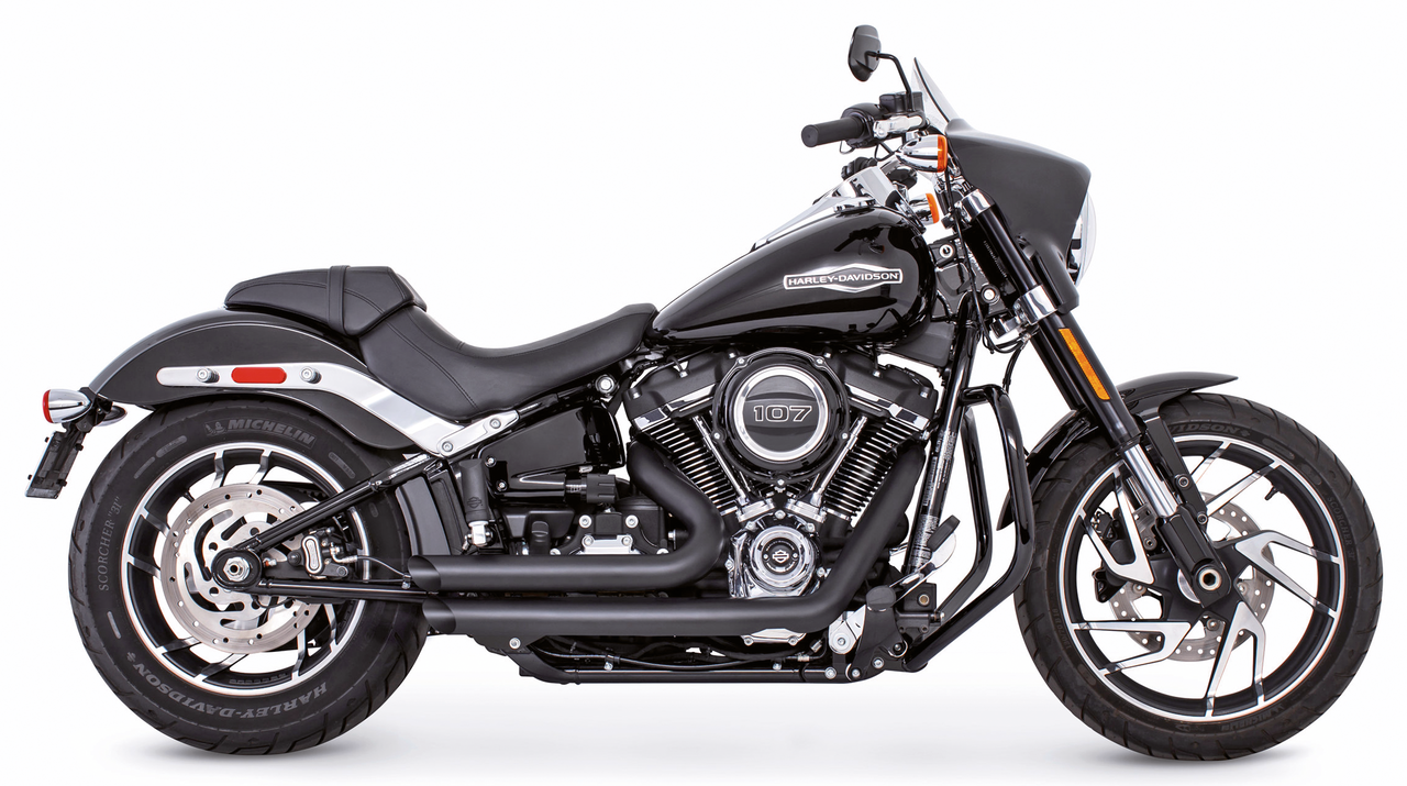 Amendment Side Slash St18 Up Blk X 2-2 Full Exhaust System Freedom Performance Exhaust