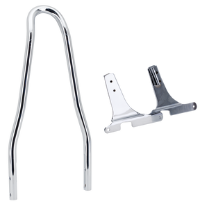 13" Round Sissy Bar Chrome Detachable Sissy Bar V Twin Mfg