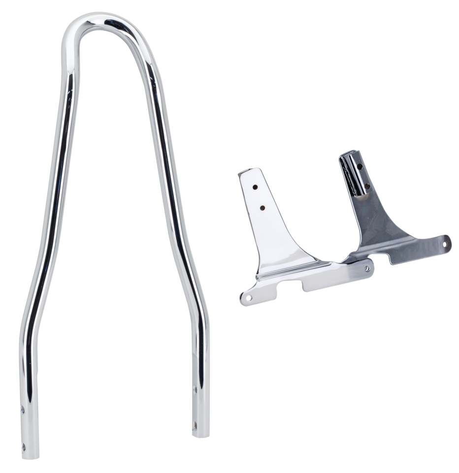 13" Round Sissy Bar Chrome Detachable Sissy Bar V Twin Mfg