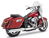 Fld/Fxdl12 17 Eagle 4" Single So Ch/Ch Slip-On & Muffler Freedom Performance Exhaust Default Title