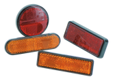 Gzp Round Amber Reflector E Approved Lighting Component Zodiac Default Title