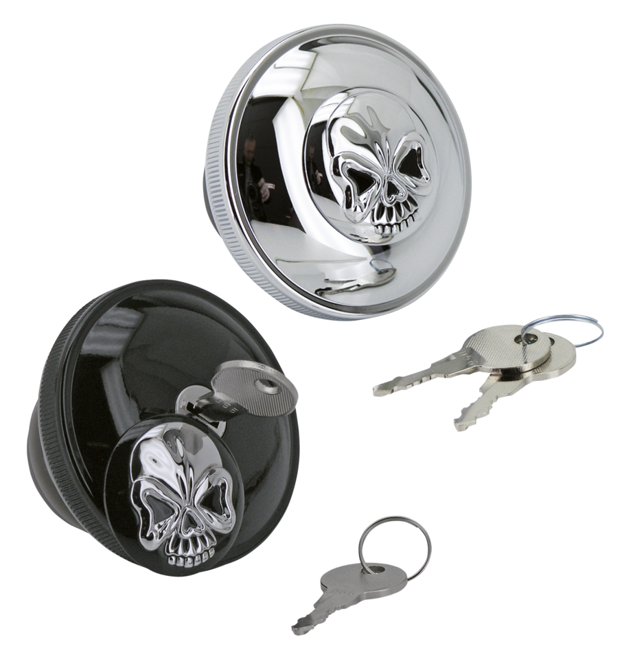 Gzp Ch Skull Locking Gascap Nonvntd 97up Gas Cap Zodiac Default Title