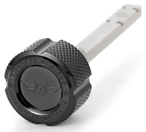 Trans. Dipst. S/S Knurled Black Tc99 17 Transmission Parts 2006 to present 6 Speed Figurati Designs Default Title