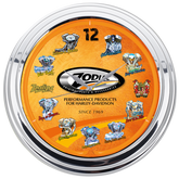 Zodiac "Through The Time" Neon Clock 15" Catalog, Promo, Signs & Flags Zodiac Default Title