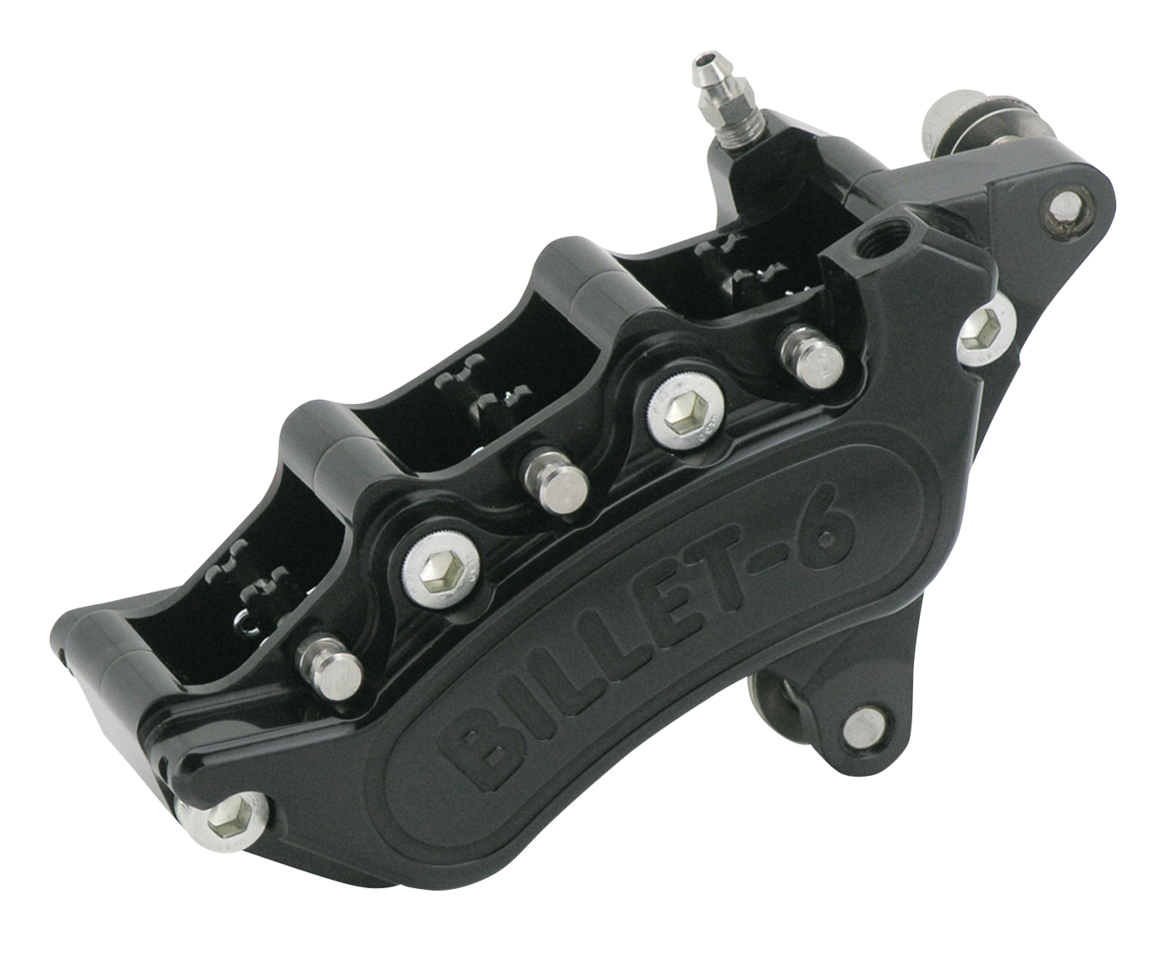 Billet 6 Caliper 11.5" Flsts Fr Blk Brake Caliper Harrison Billet