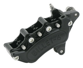 Billet 6 Caliper 11.5" Flsts Fr Blk Brake Caliper Harrison Billet