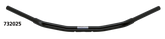 Flyer Bar 1 1/4" 87cm Wide 5 Hole Black Fat Handlebars for 1 1/4" handlebar clamps Crc Custom Parts Default Title