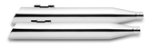 4" Inverted Slash Chrome Flh/T95 16 Slip-On & Muffler Freedom Performance Exhaust Default Title