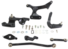Mid Control Kit Brake Side Black St18 Up Mid Control V Twin Mfg Default Title