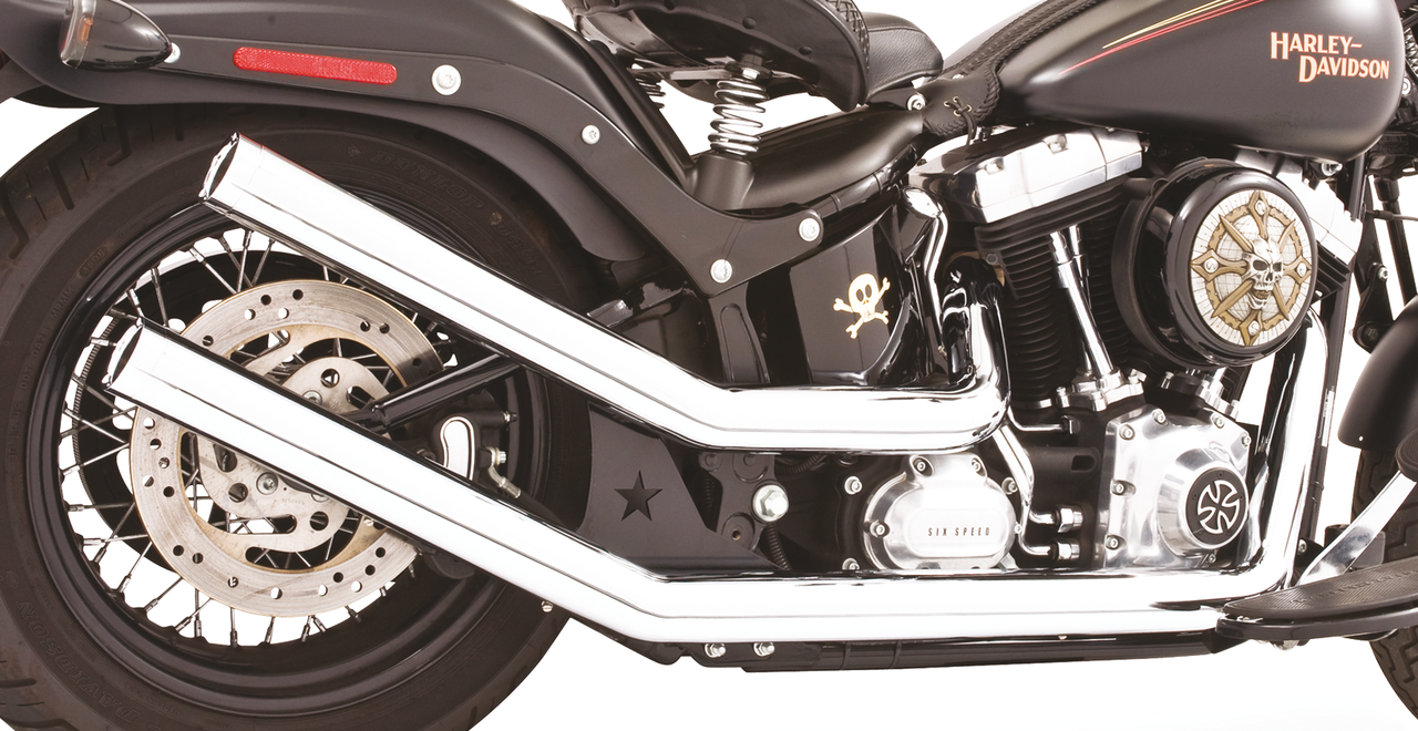 Upswept W/Star Tip Chrome F*St86 17 Full Exhaust System Freedom Performance Exhaust