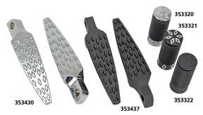 Gzp Argyle 45dgr Footpegs Chrome Foot Peg Zodiac