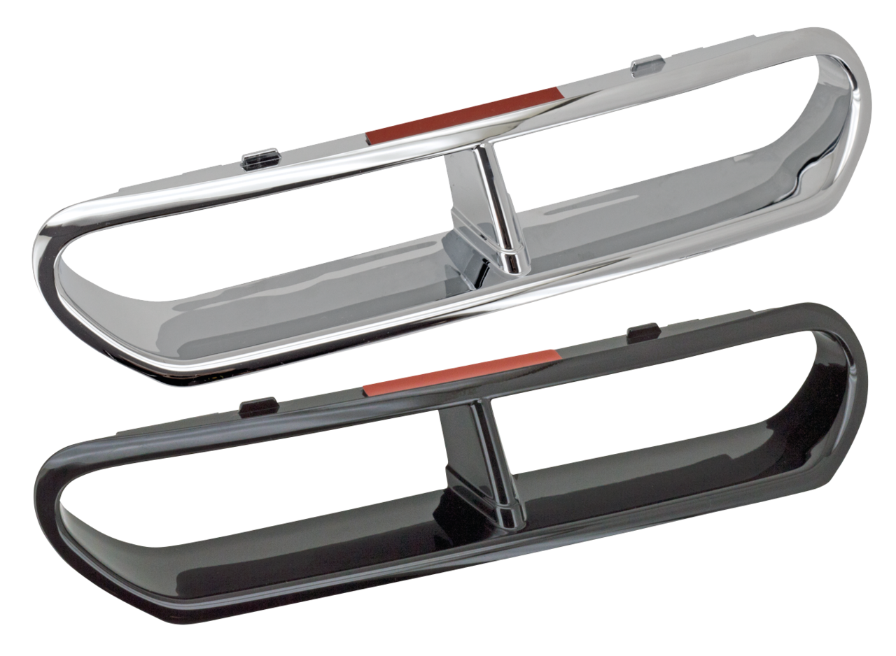 Gzp Fairing Vent Accent Flh/T14 Up Chr Windshield Trim Zodiac