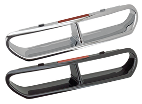 Gzp Fairing Vent Accent Flh/T14 Up Chr Windshield Trim Zodiac