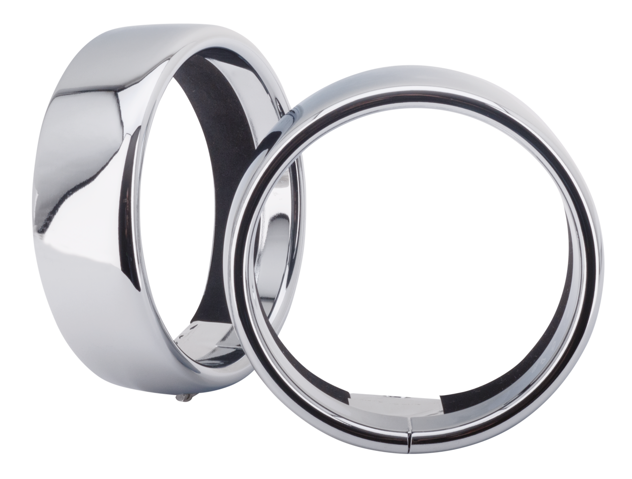 Chrome Extended Spotlight Trim Rings Spotlights & Drivelights V Twin Mfg Default Title