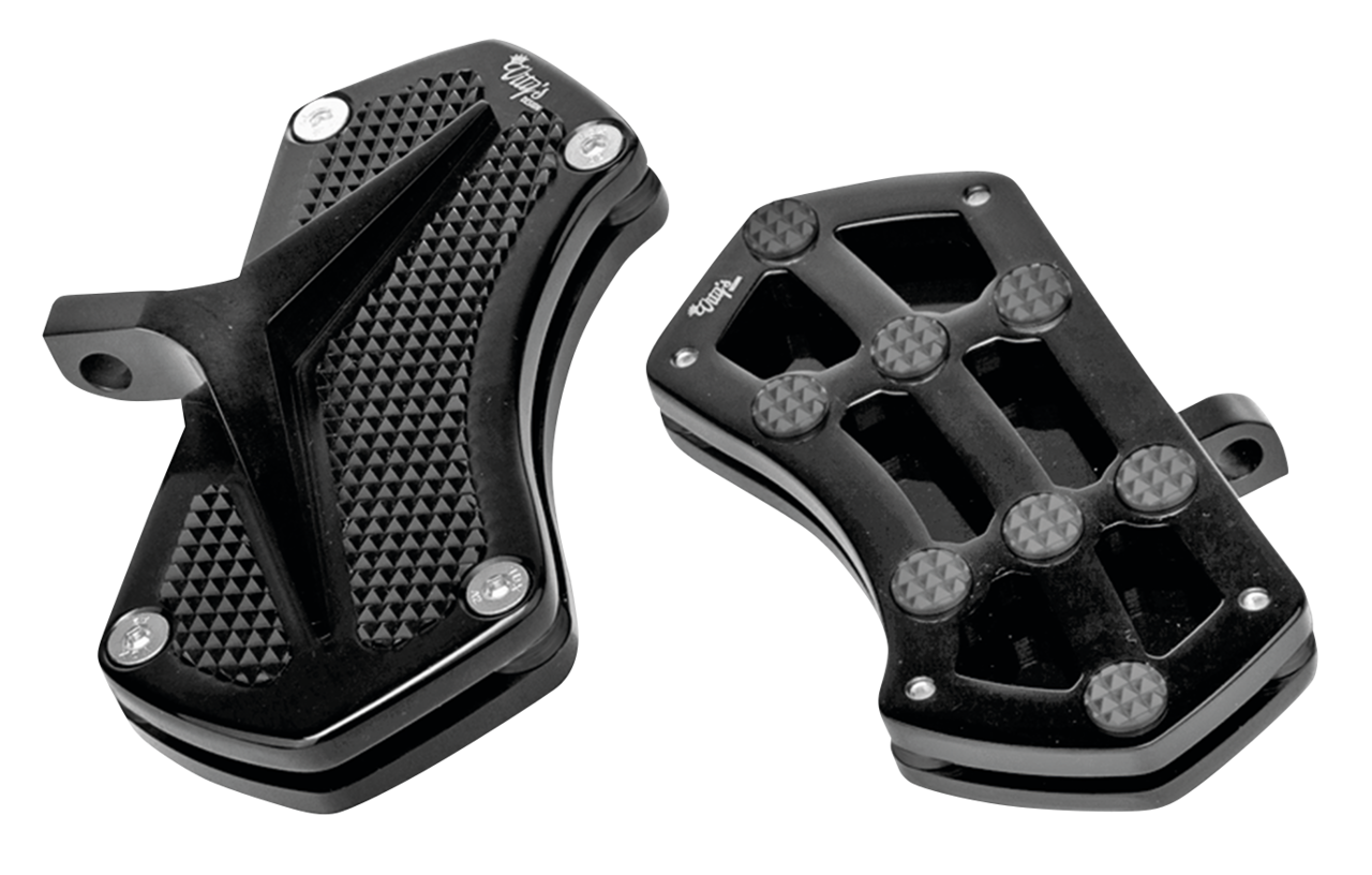 Diamond Pssngr Flrbrd Blk W/ Gems Blk Passenger Floorboard Vity's Design Default Title