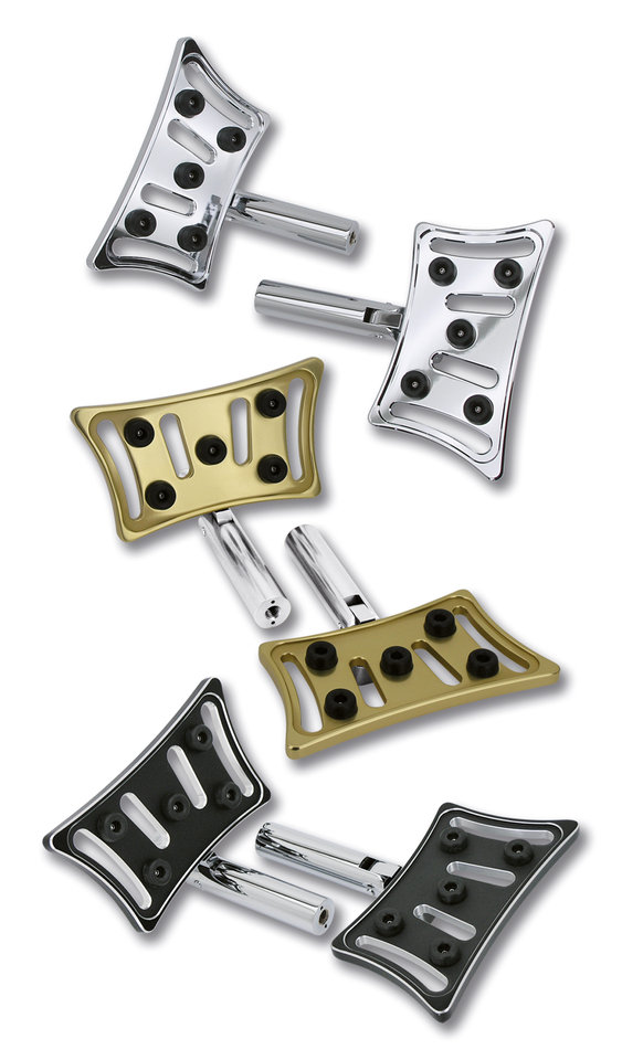 Gzp Chrome Slasher Pass. Floorboard Kit Passenger Floorboard Zodiac