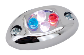 Gzp Mini Marker Light Red/White/Blue Led Turn Signal Zodiac