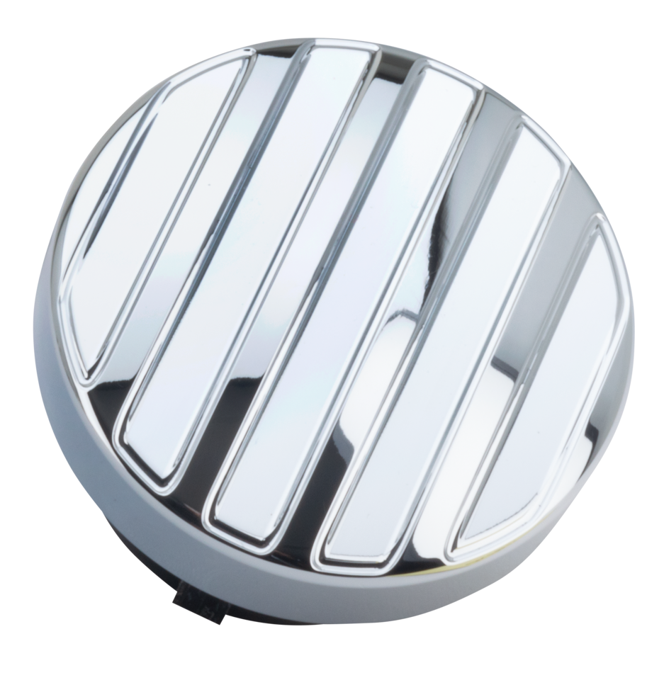 Gzp Chr Ribbed Dummy Cap 96 17 Fuel Gauge Cap & Dummy Cap Zodiac Default Title