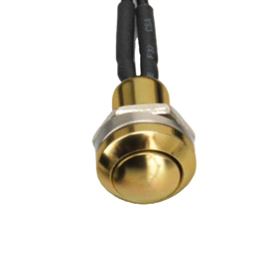 Gzp Gold Mini Push Button Switch 5/16 Unf Handlebar Controls Zodiac Default Title