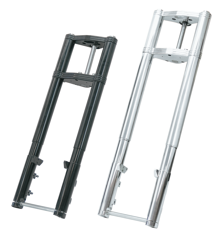 Black Fat Bubba Lower Forkleg Covers16"O Front Forks Zodiac Default Title