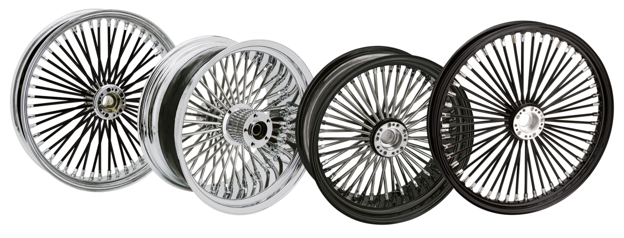 Black Spoke Fat Daddy 16 X5.5 50 Wheel Ride Wright Wheels