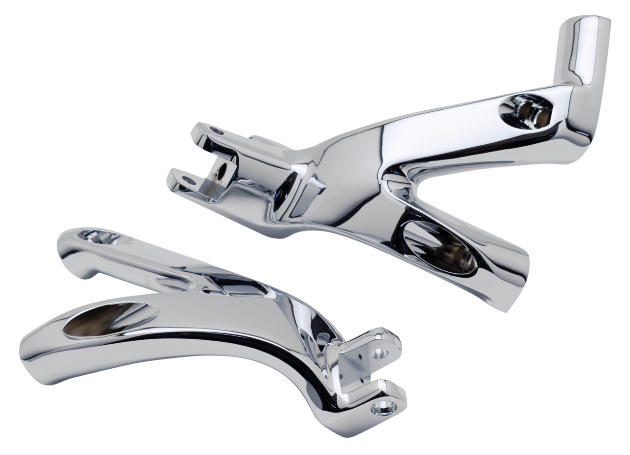 Gzp Chrome St18 Up Board To Peg Conv.Kit Foot Peg Mount & Hardware Zodiac