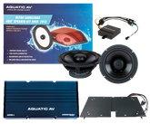 Aquatic Waterproof Saddlebag Kit - 98-13 Batwing Fairing Speakers Aquatic Av Default Title