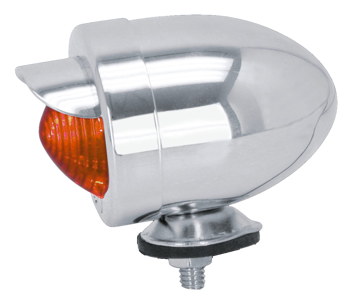 Gzp Bullet Light Amber With Visor Turn Signals & Multi Function Lights Zodiac Default Title