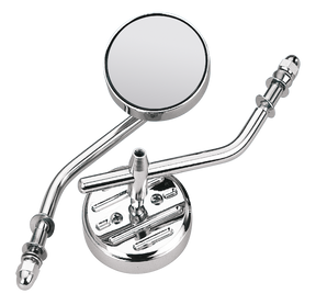 Gzp Round Mirror Solid Stem Rh Or Lh Mirror & Component Zodiac