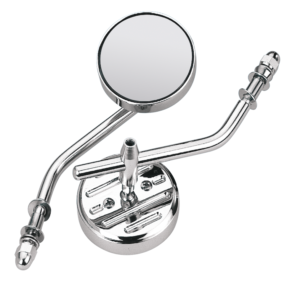 Gzp Round Mirror Solid Stem Rh Or Lh Mirror & Component Zodiac