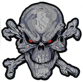 Red Eye Skull Lg Patch Helmets, Audio & Merchandise Lethal Threat Default Title