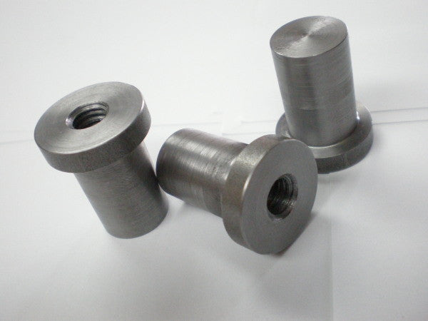 Bung King Weld-In Stepped Blind Tank Bung, 1018 Mild Steel Petcock Adapter & Tank Bung Bung King
