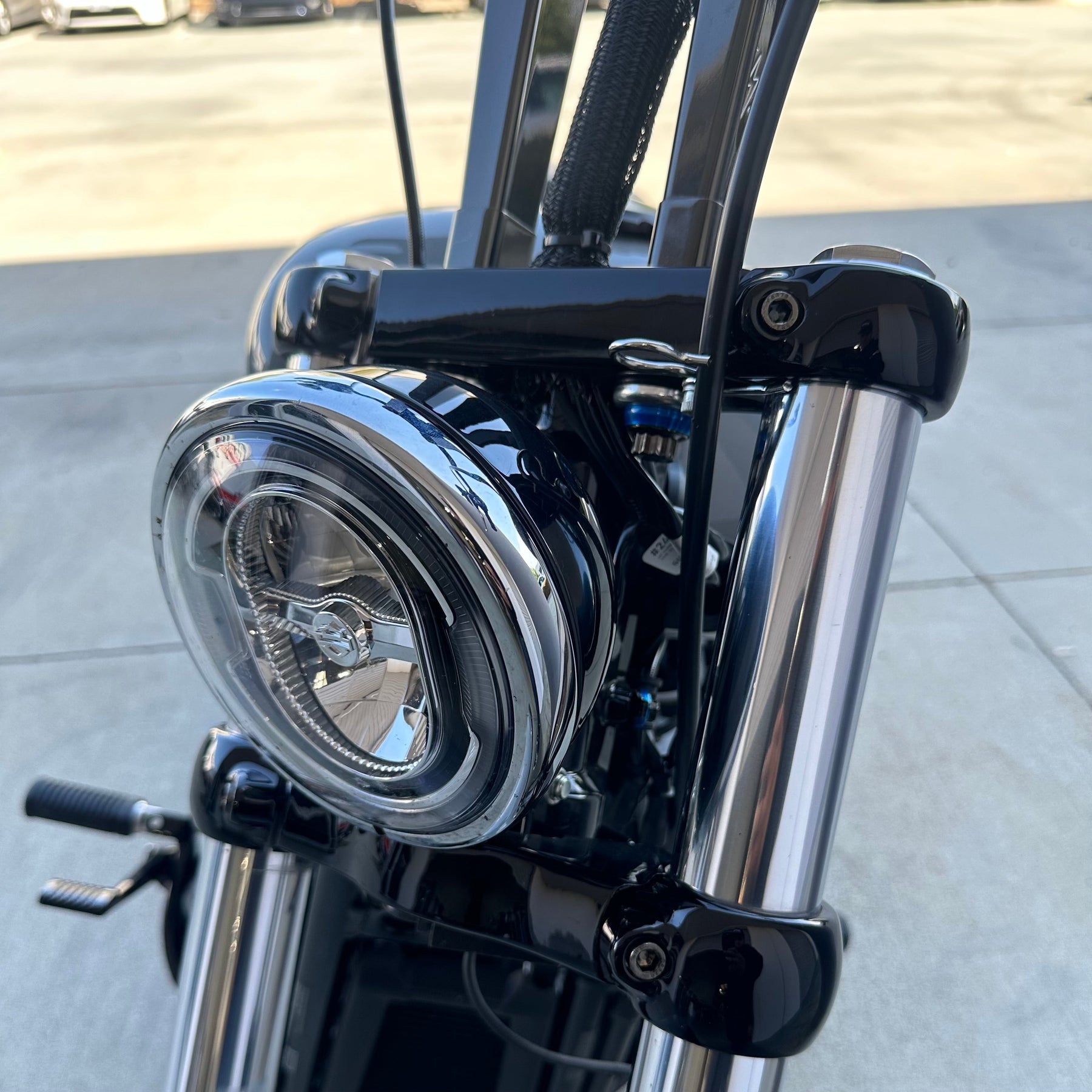 Bamco Motorsports Pinch Bolt Kit - Milwaukee-Eight Street Bob Fastener Kit Bamco Motorsports Black Chrome (Gloss Black)