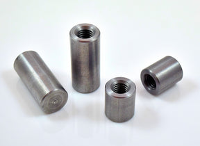 Bung King Weld-In Threaded Bung, 1/2"-13, 7/8" OD, 1018 Mild Steel Frame Fabrication Part Bung King