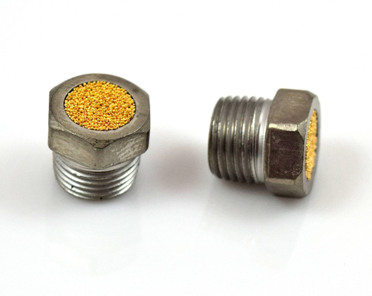 Bung King 1/8" NPT Male Vent Fitting with Brass Screen Gas Cap Gasket & Replacement Part Bung King